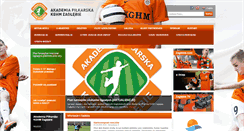 Desktop Screenshot of akademiakghm.com